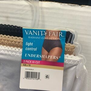 4XL/11 Vanity Fair Radiant Collection Light Control Undershapers 2 3packs total6